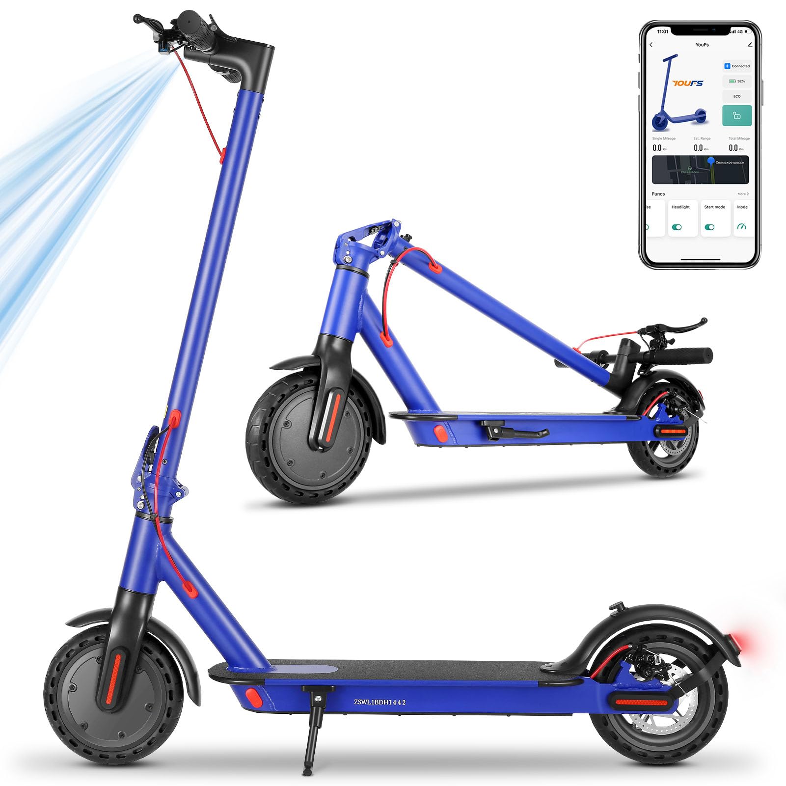 Caroma Electric Scooter with Seat Option 500 350W Motor Up to 25 20 Miles Range 25 20 MPH