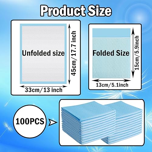 Miniatura 2 de Paquete de 100 cambiadores desechables, pañales de alta absorción, impermeables, a prueba de fugas