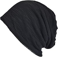 Vista 3 de Hombres Slouch Hollow Beanie Thin Summer Cap Skullcap B018h