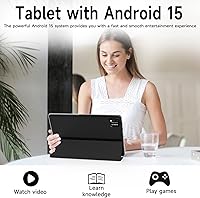 Vista 5 de ATOZEE Tableta Android de 10 Pulgadas con Estuche Protector para Tabletas y Lápiz Táctil Android 15 Tablets 5G WiFi-6 Pantalla IPS Full HD de 1280 *
