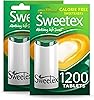 Sweetex Tablets, 1200 Tablets X 2, 2400 Tablets Total, Sweetener Tablets, Zero Calorie, Sweet, Diabetic Friendly, Healthier Diet, Sugar Substitutes, Baking Supplies