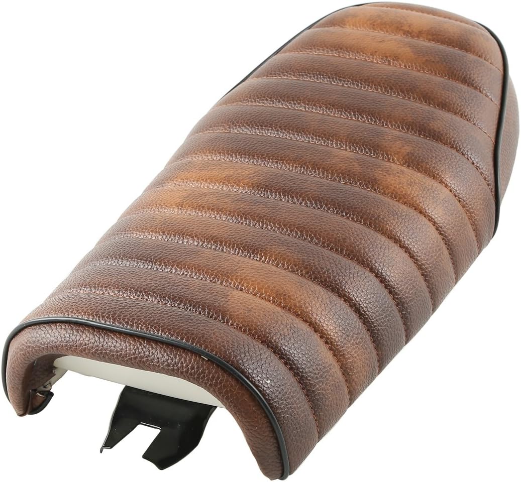 SLMOTO Vintage Motorcycle Cafe Racer Seat Universal Motorcycle Flat & Hump Refit Cushion For KZ400 KZ550 K750 Z650 W650 CB100 CB125 CB175 CB200 CB350 CB360