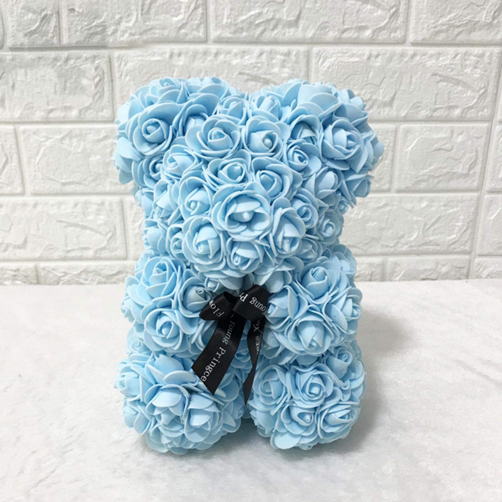 Keptfeet Ours en Fleur Bouquet Stitch Cadeaux Petite Amie Noël Saint Valentin Femmes