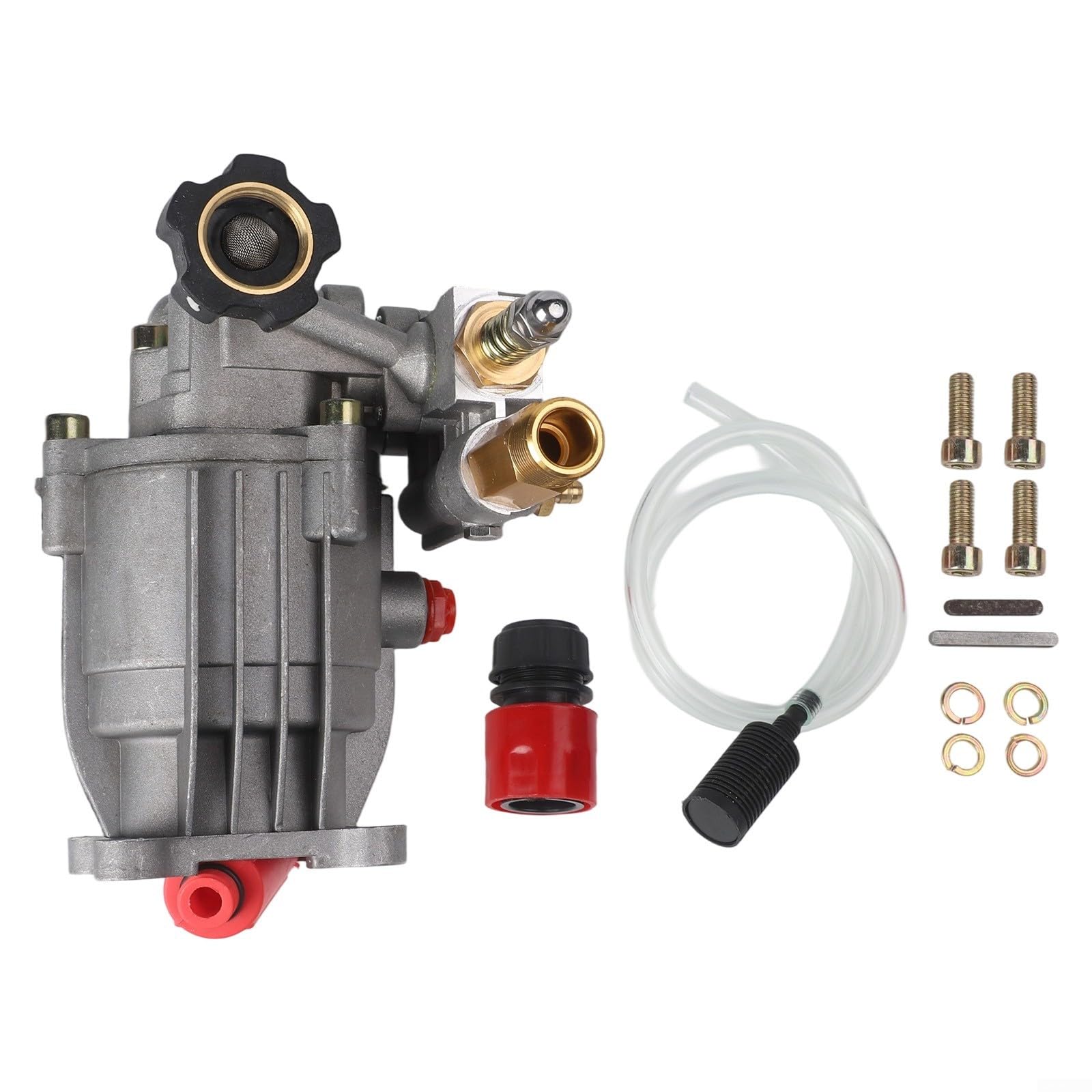 Professionelle Hochdruckreiniger-Pumpe, 3.400 PSI, 2,5 GPM, mit doppeltem Dichtungssystem, horizontaler Schaft für Haushaltsgeräte