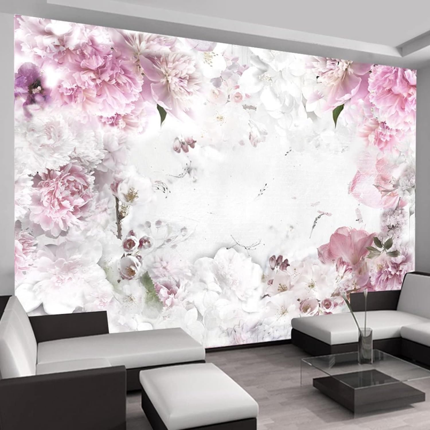 Papier peint photo 3D plantes pour chambre d'enfants et salon