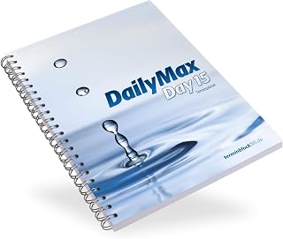 DailyMax Day 15 Terminplaner - 3 Spalten pro Tag, 7-20 Uhr im 15-Minuten-Takt, Wochenplaner für Praxis, Studio, Salon und Klinik