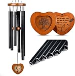 32" Wind Chimes Outdoor, Memorial Wind Chimes for Loss of Loved One, Deep Tone Sympathy Gift for Mom Dad