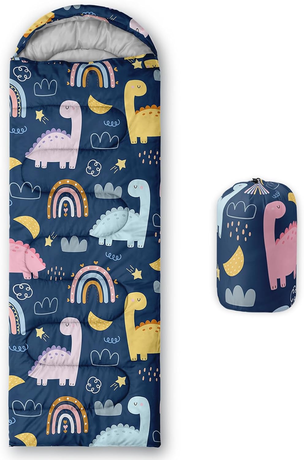 Axolotl Colorful Dinosaur Sleeping Bags for Adults Kids Backpacking