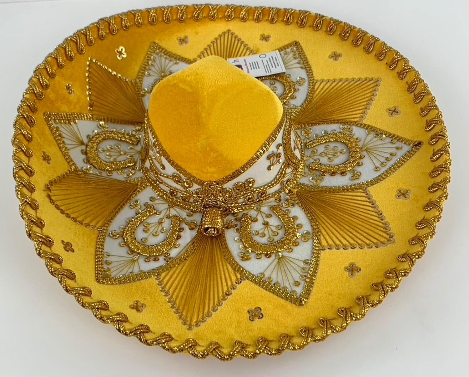 Yellow & Gold Mariachi Charro Sombrero