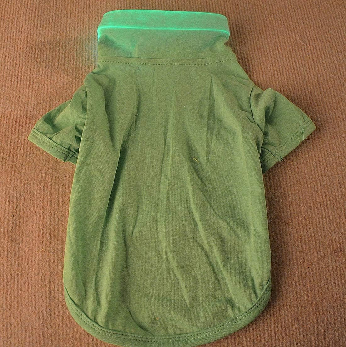 Dog Costume Pet Tee Glow in The Dark Dog Clothes XS S M L