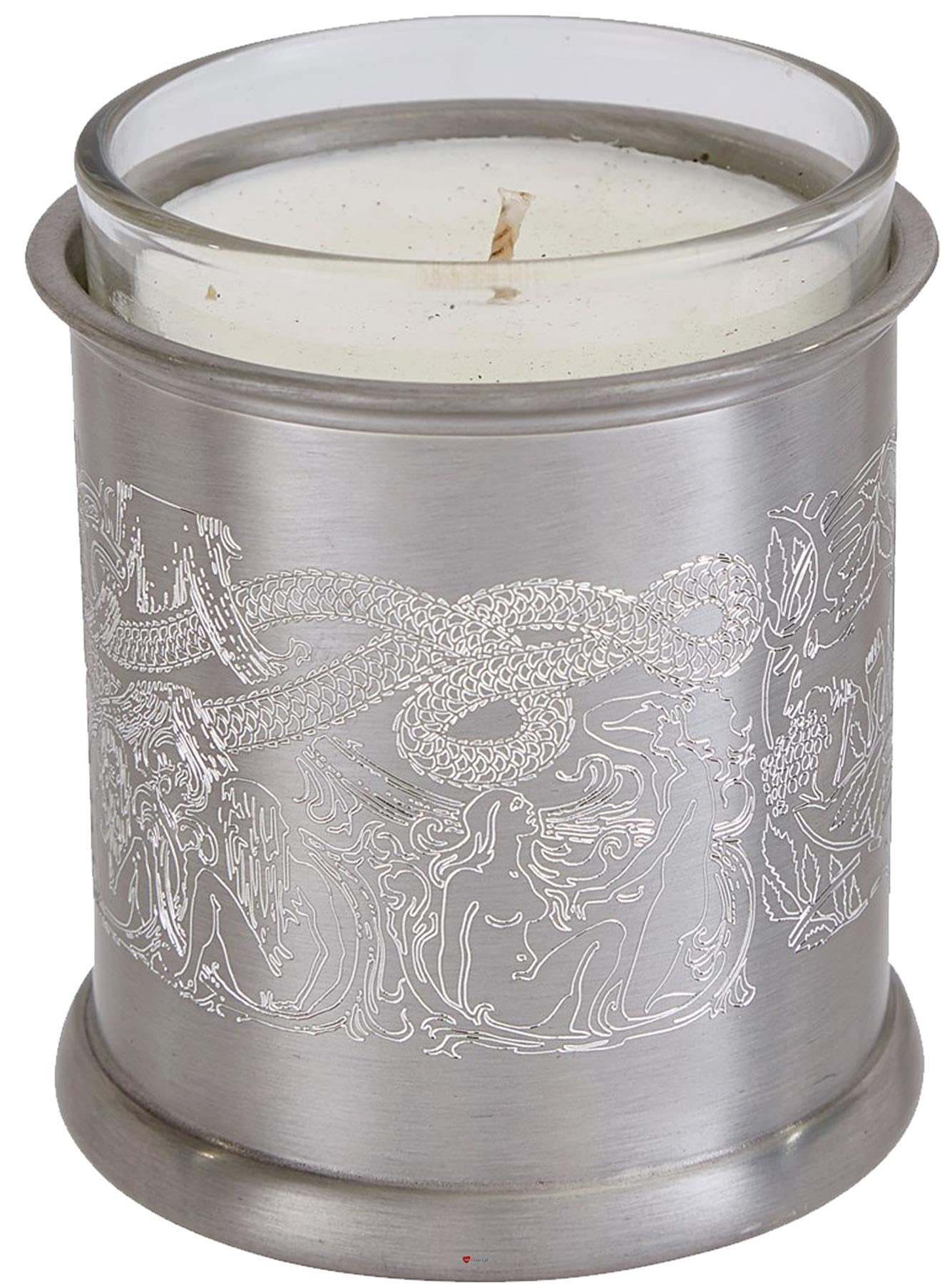 I LUV LTD Votivo Vela Poseedor Estaño Diseño Vikingo Viene con Vela Brillante Pulido Finalizar Accesorios de Decoración del Hogar