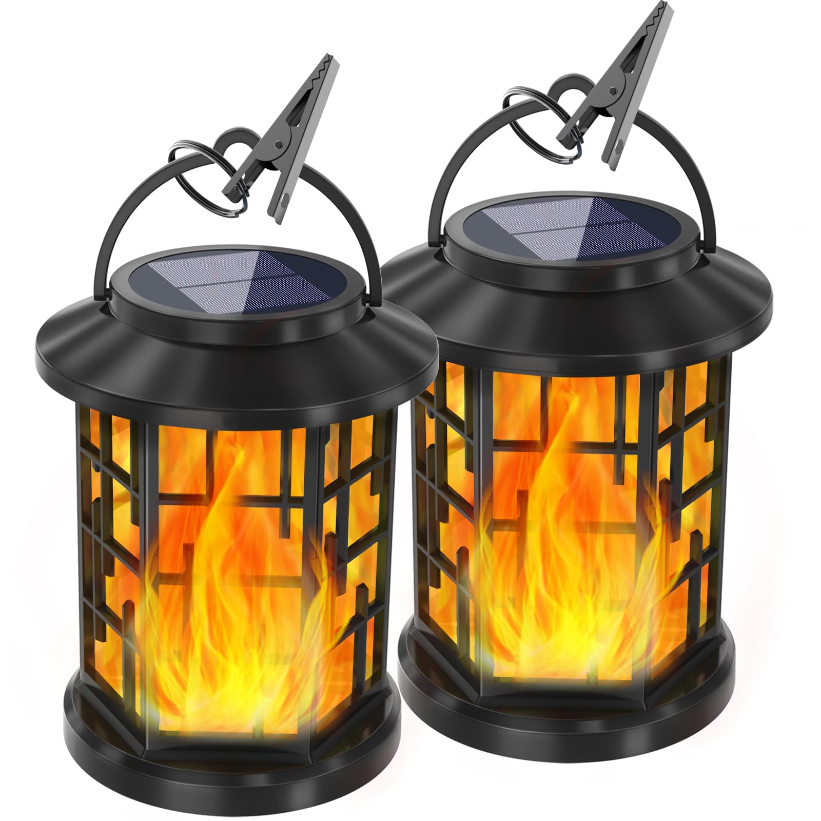 Amazon.com: Woenergy Solar Lanterns Outdoor Waterproof