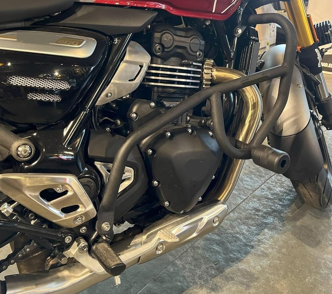 Crash Guard with Slider Compatible with Triumph Speed 400