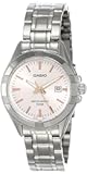 #LTP1308D-4AV Women's Stainless Steel Analog Date Pink Dial Watch