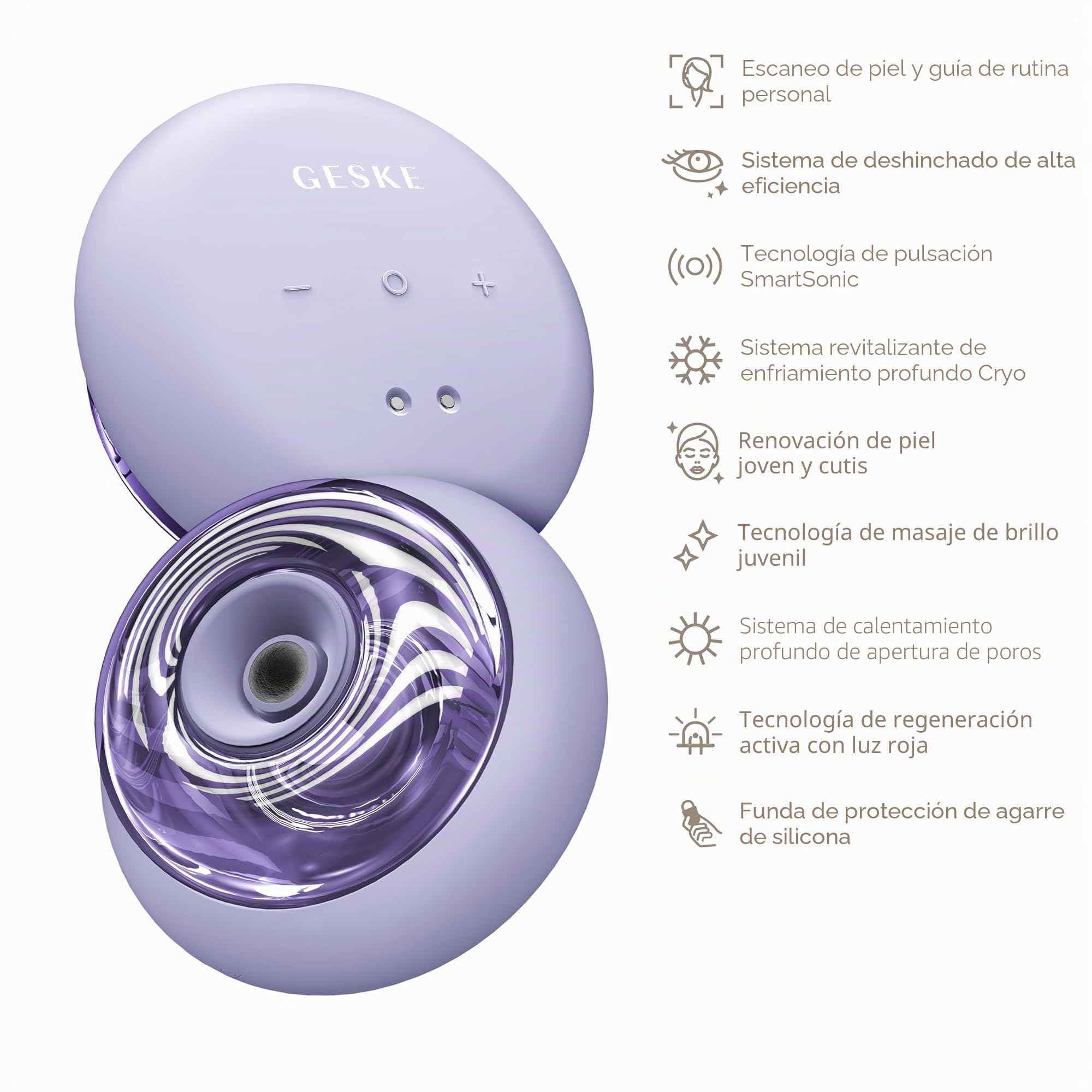 GESKE Sonic Cool & Warm Face & Body Massager 9 in 1 | Cara/cuerpo