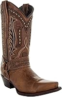 Vista 1 de Soto Boots Botas vaqueras de arnés para mujer, botas vaqueras de cuero genuino, botas de vaquero hechas a mano para las mujeres M50039