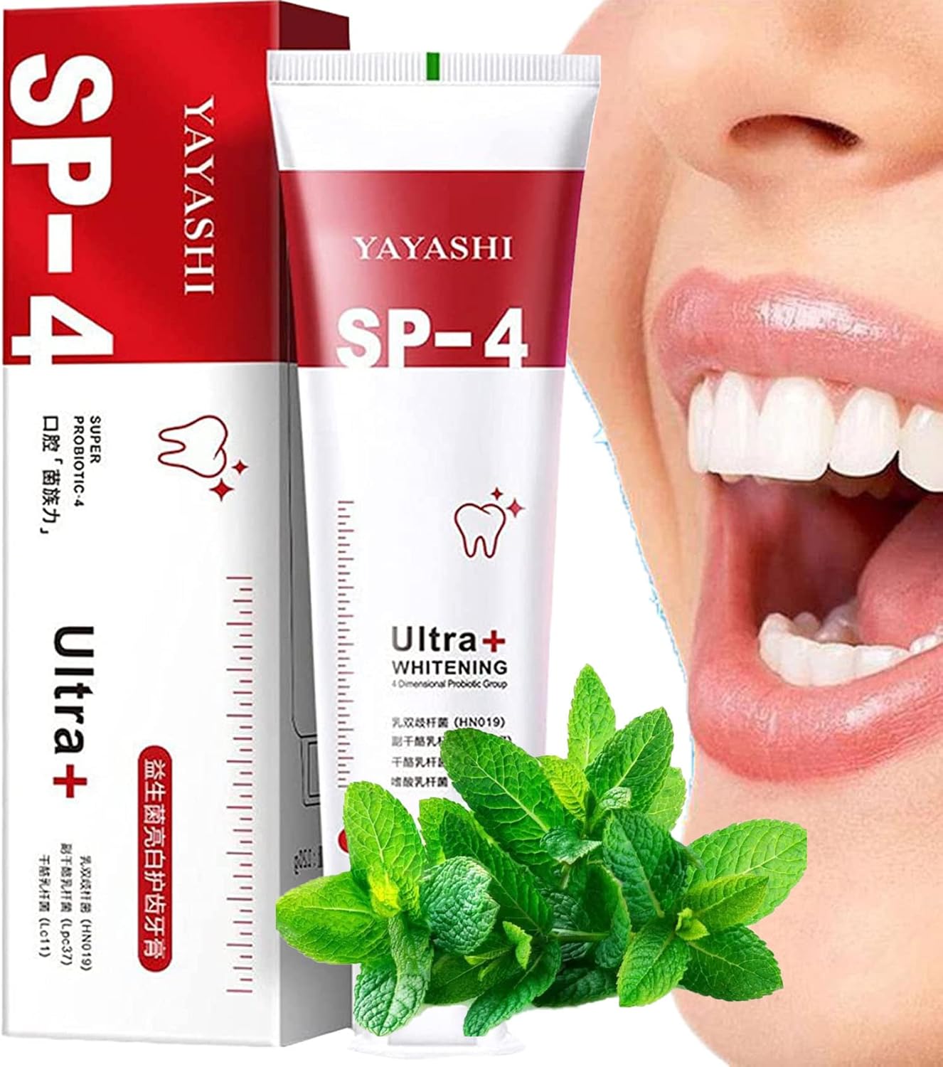Yayashi Sp4 Toothpaste,SP4 Brightening Toothpaste Fresh