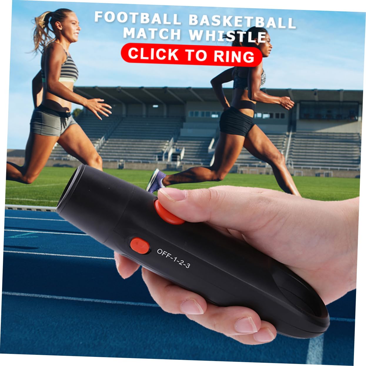 Garneck 3pezzi Fischietto Elettronico Portatile per Emergenze e Sport Adatto Partite di Basket e attività Outdoor Facile da Usare e Molto Rumoroso Senza Batteria