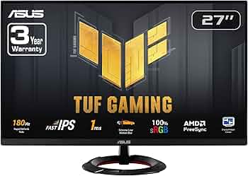 Amazon.com: ASUS TUF Gaming 27” 1080P Monitor (VG279Q3R) - Full HD