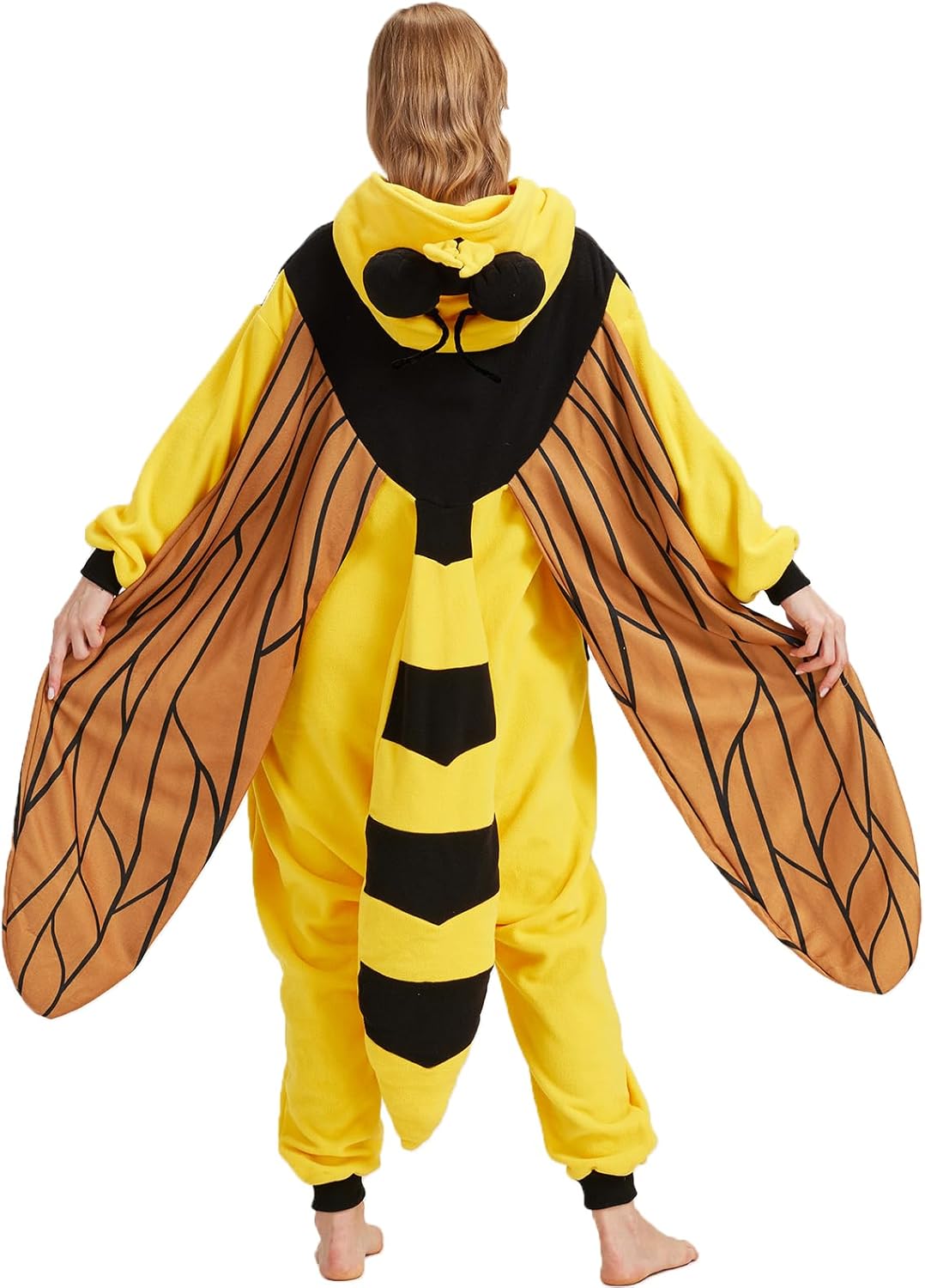 Bee Onesie Pajamas,Bee Costume Animal Costume Adult - Image 2