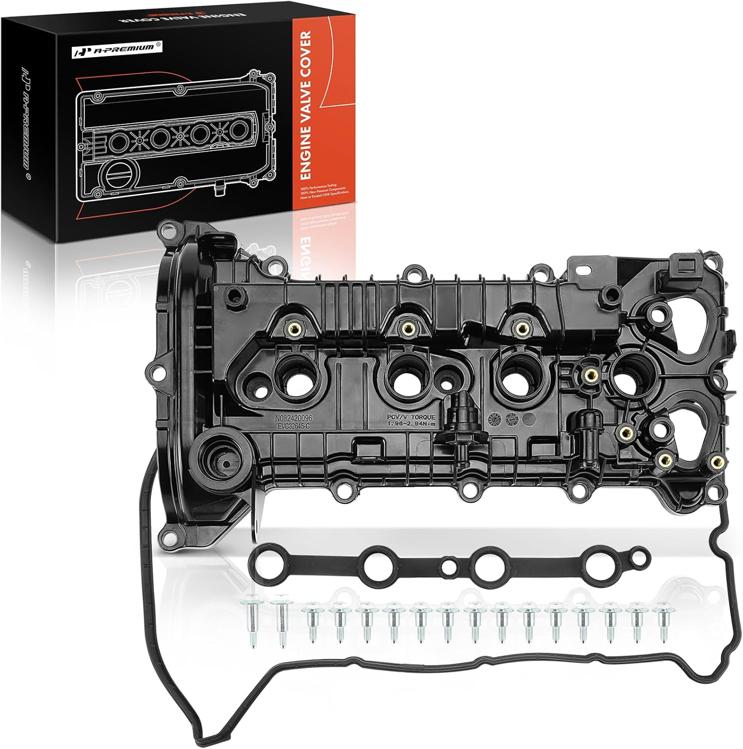 A-Premium Engine Valve Cover Compatible with Nissan Versa 2020-2022 1.6L, Kicks 2018-2024 1.6L, Kicks e-Power 2023 1.2L