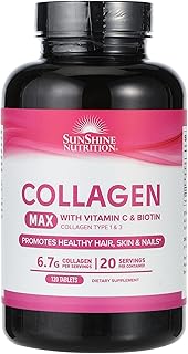 Collagen Max Tablets with Vitamin C & Biotin I Supports Radiant & Youthful Skin