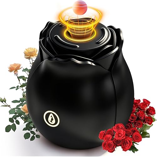 Rose Adult Toy, Rose Adult Tool for Women 2026, Clitioral Sucker Vibrate with Vibratoer Tools, Rose Vibratoar 2NU9 (black11)