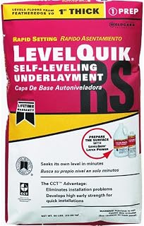 Custom Building Products 21018 Floor Leveling Compound - USA Made Self-Leveling Underlayment for Smooth Floors