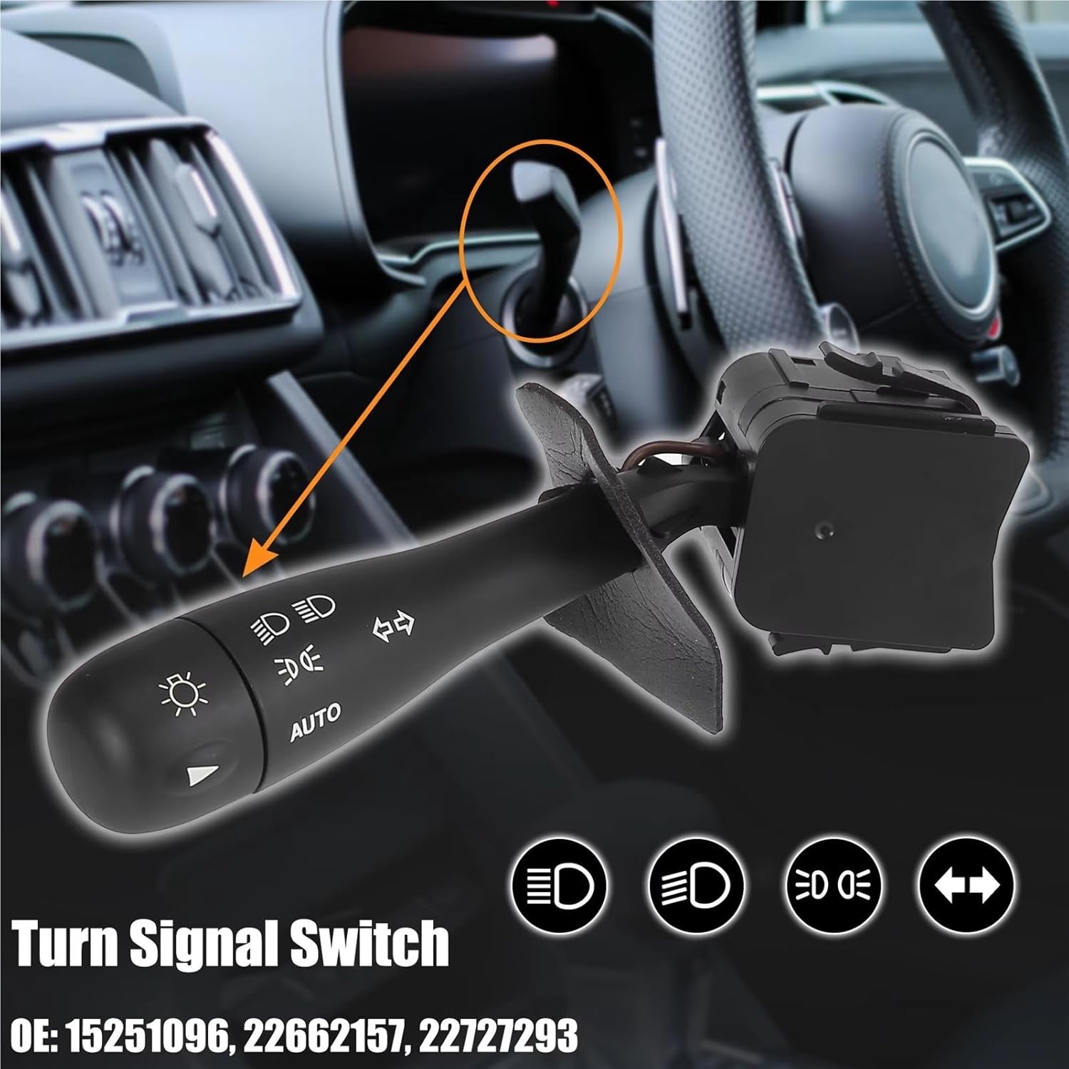 Compatible With Pontiac For Torrent 2006 車用ステアリングコラムスイッチ クルーズコントロー