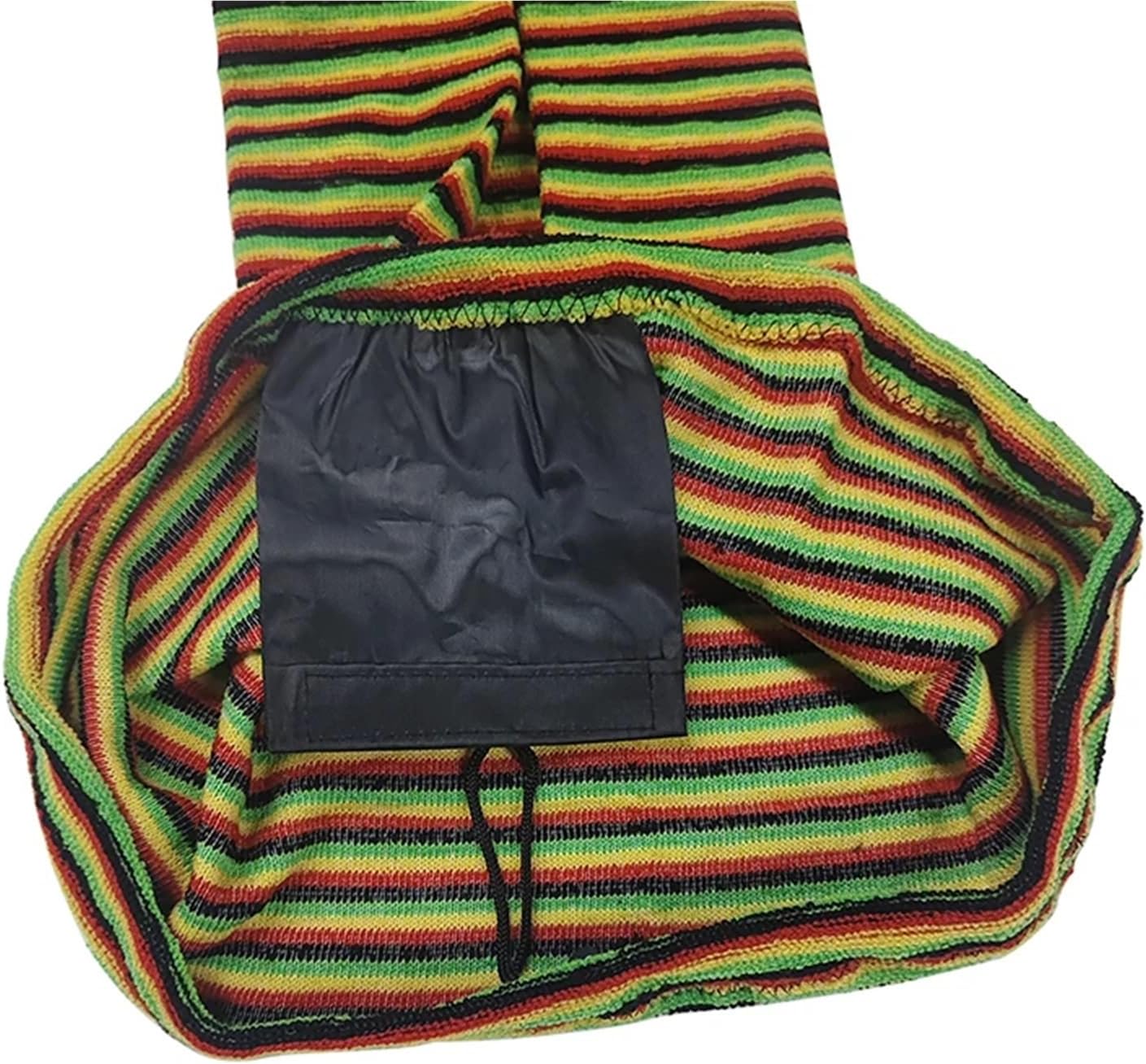 Surfboard Sock Cover 6FT Rainbow Surfboard Socks Cover Stretch Knitted Storage Bag for Shortboard Fishboard