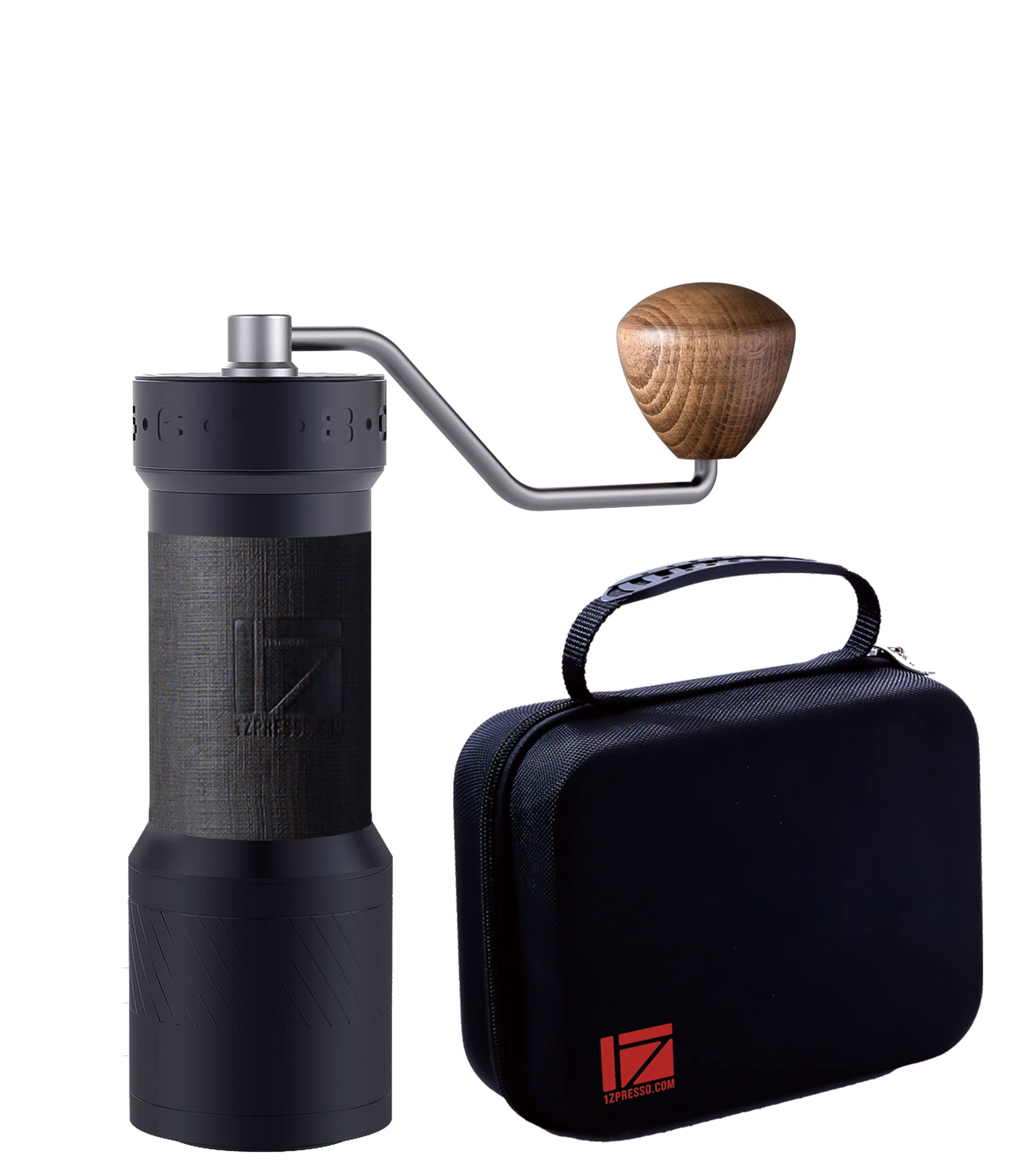 1Zpresso K-PLUS Manual Coffee Grinder Iron Gray with Assembly Consistency Grind Stainless Steel Coni