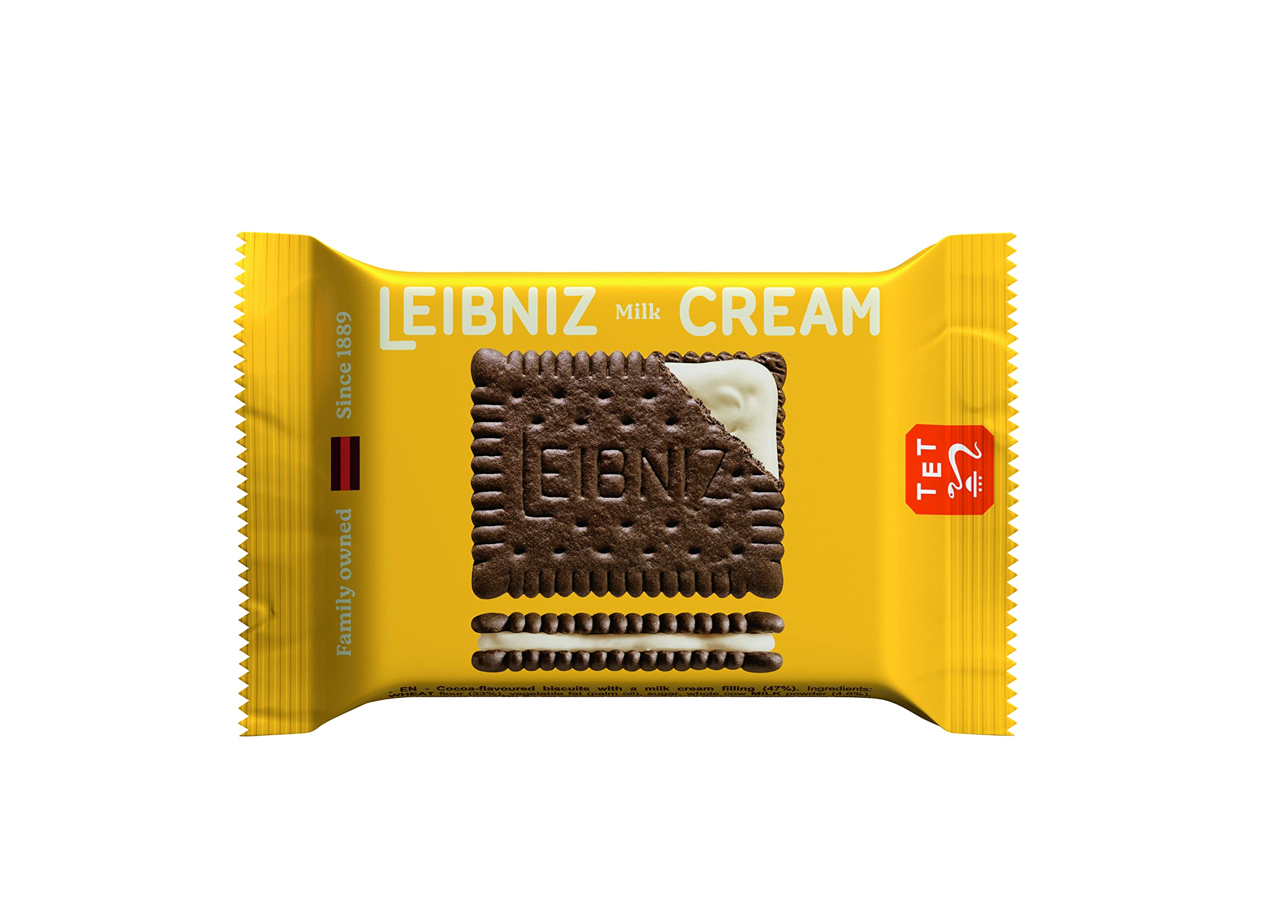 Bahlsen Leibniz Biscuits'N Cream Milk With Delicious Milk Filling - 19G