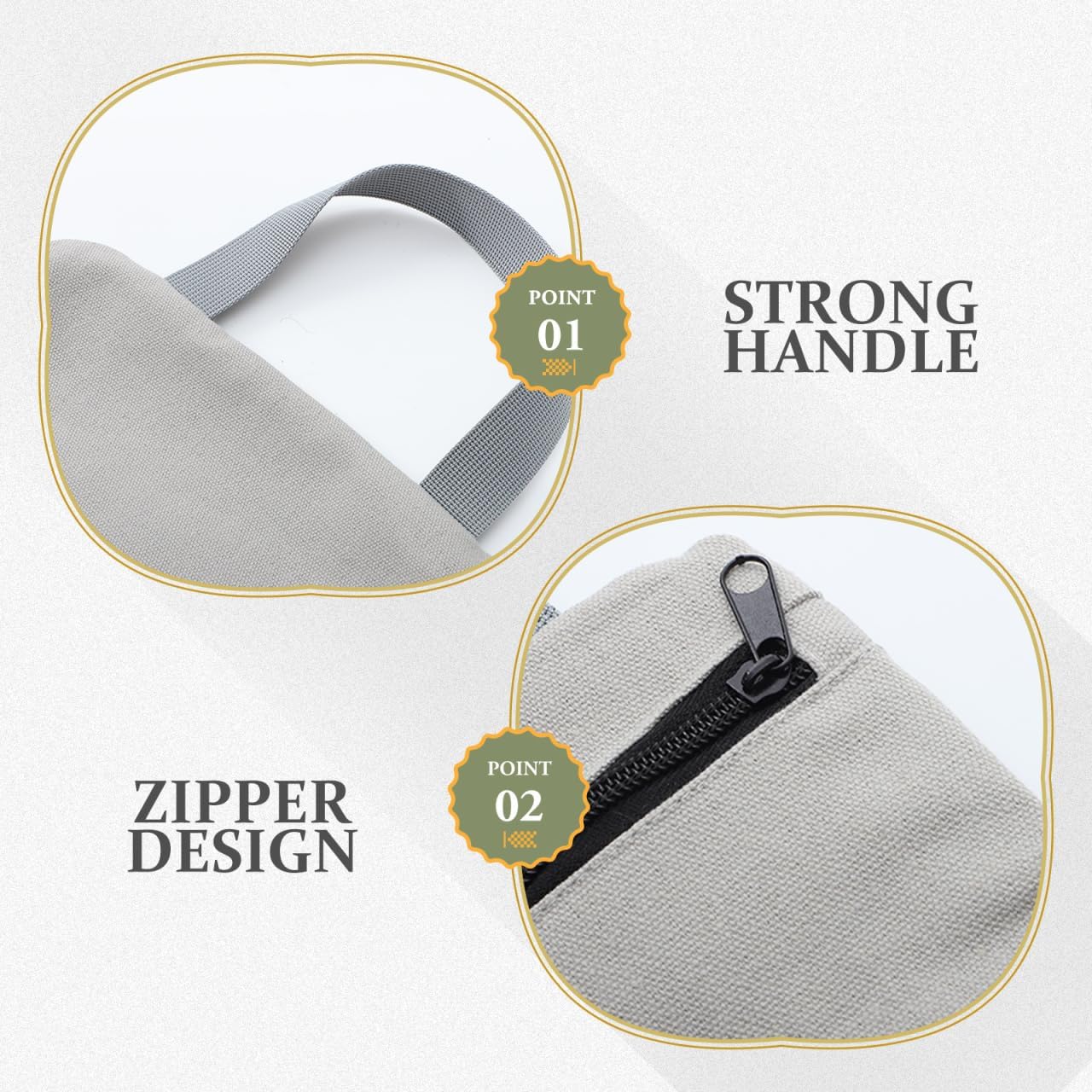 VALICLUD Sandbag for Working Out with Handle Yoga Exercising Sandbag Weight Training Bag for Fitness Training Home Workouts Full Body Support 19.48 X 7.87 X 0.59 in