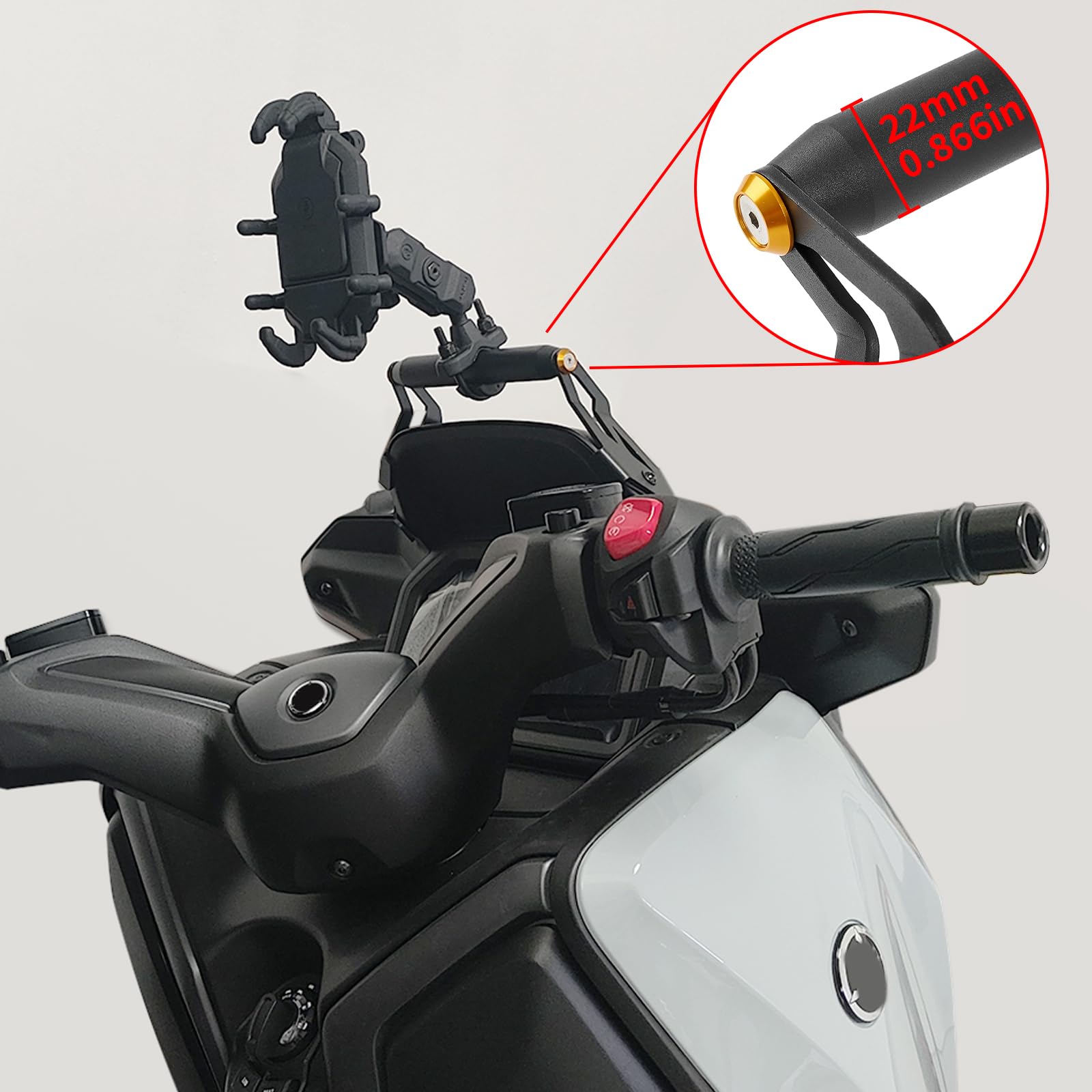 Amazon.co.jp: GFARDMOTO バイク用スマホホルダー GPSナビゲーター