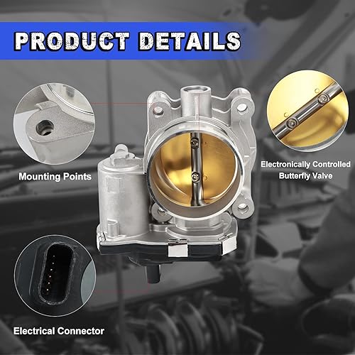 Miniatura 4 de Cuerpo electrónico del acelerador S20221 Cuerpo automotriz del acelerador de combustible de repuesto para Lacrosse Regal Verano Captiva Sport