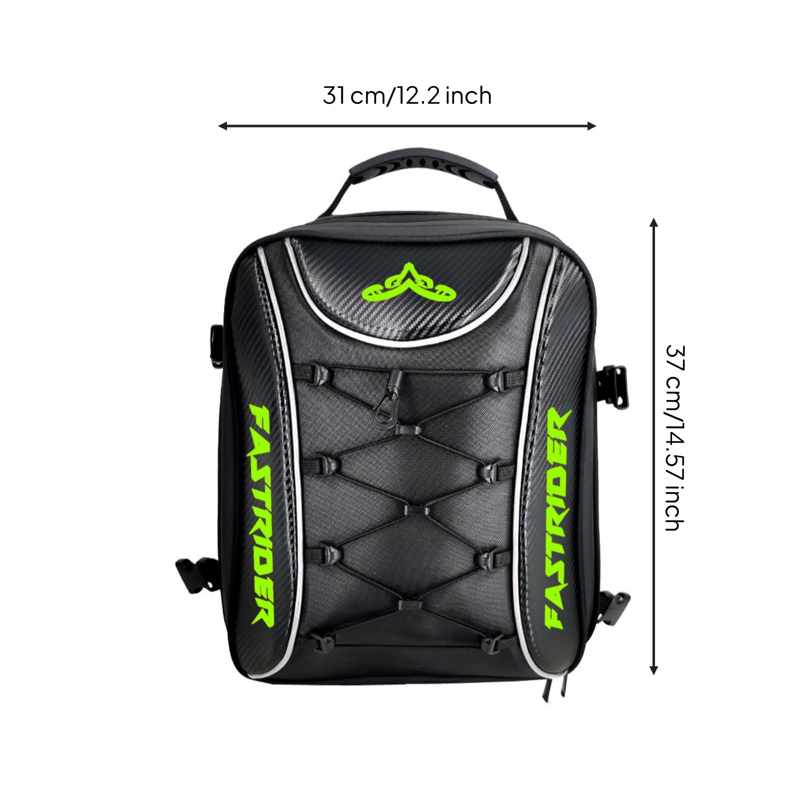 Borsa Espandibile Strutturata Bagaglio Viaggio Riflettente per ciclisti