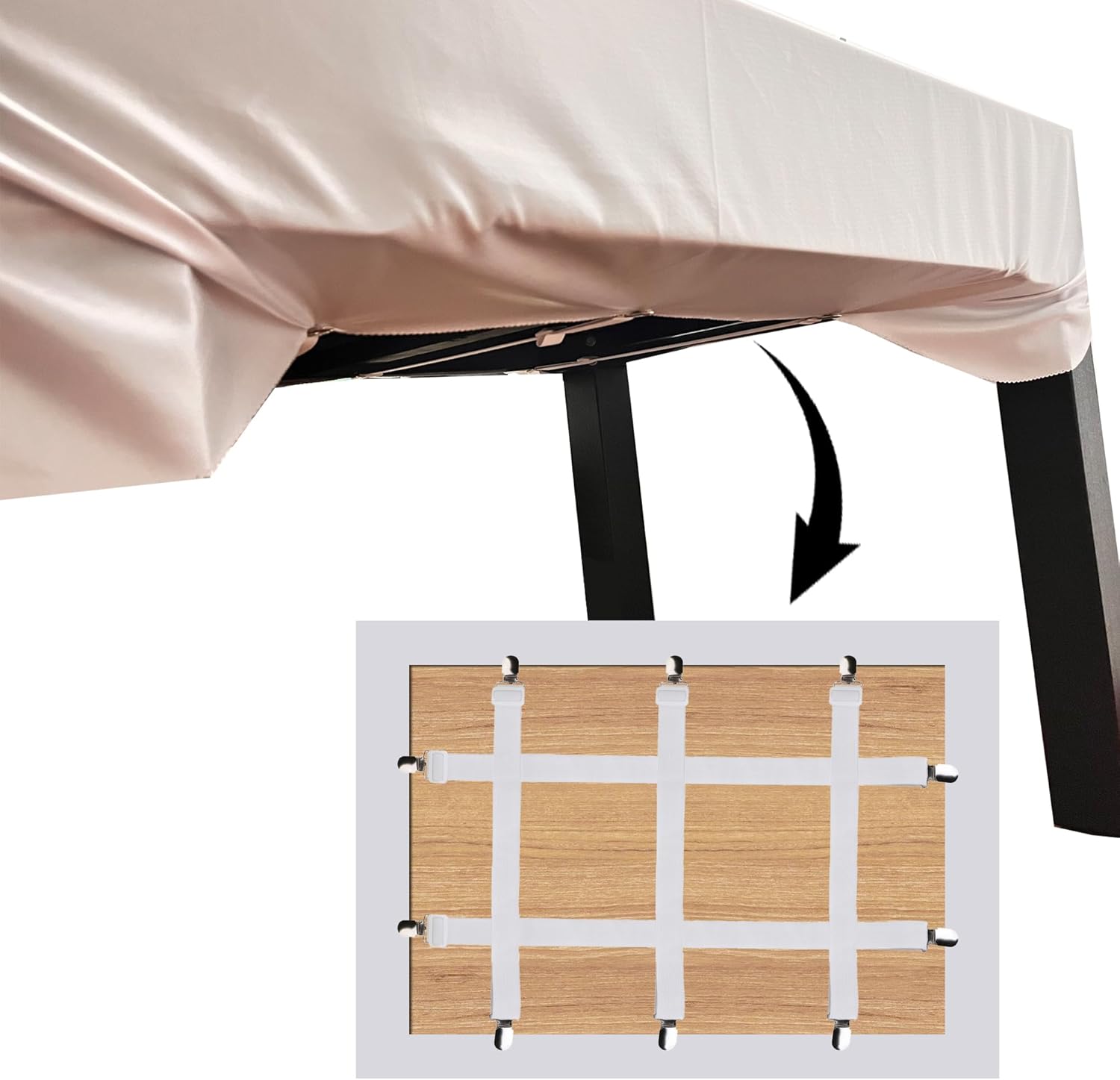 Amazon.com: Amonsa Hidden Table Clips for Outdoor Tablecloths - Keep ...