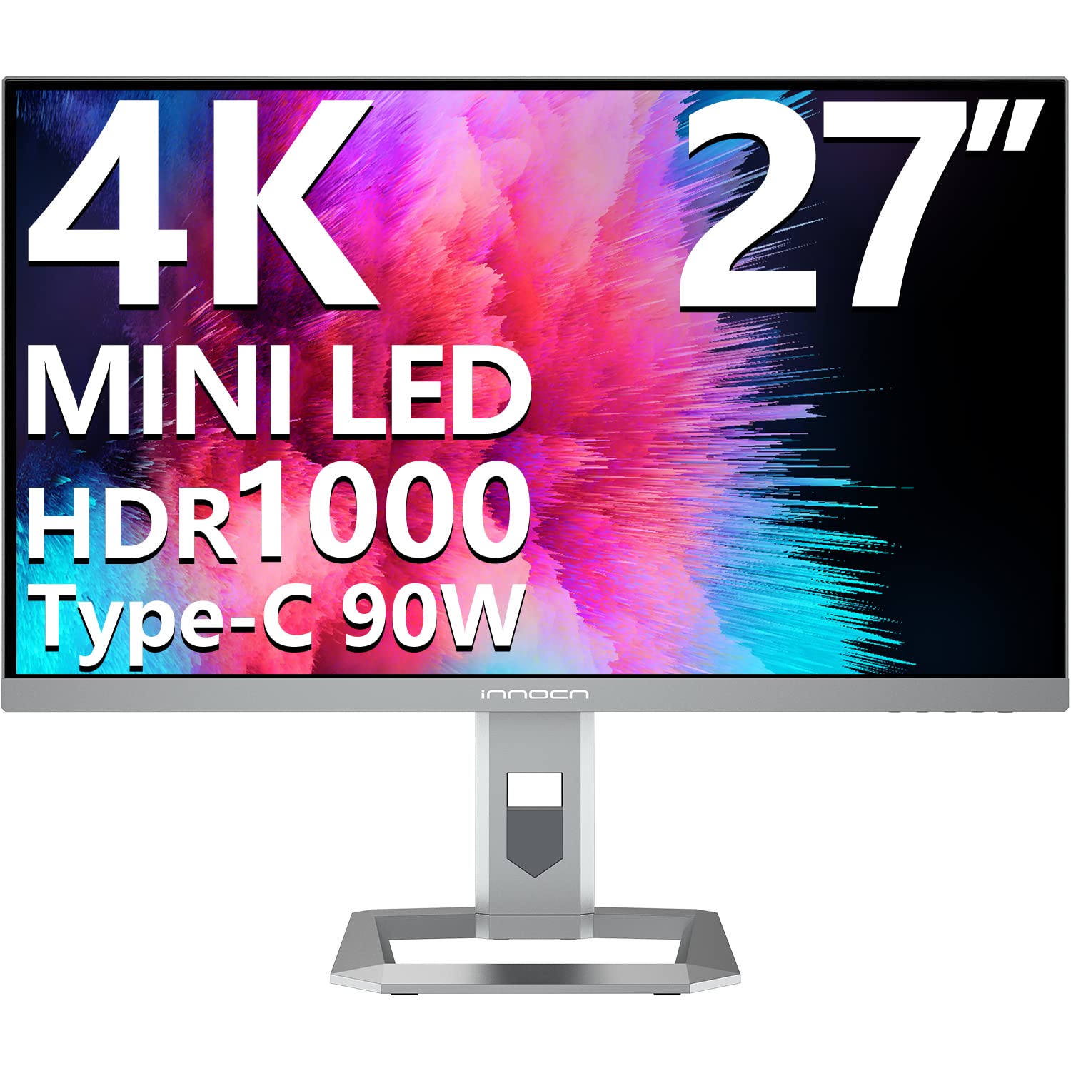 INNOCN 27インチ ミニLED 4Kモニター HDR1000 最大輝度1000 UHD PC  
