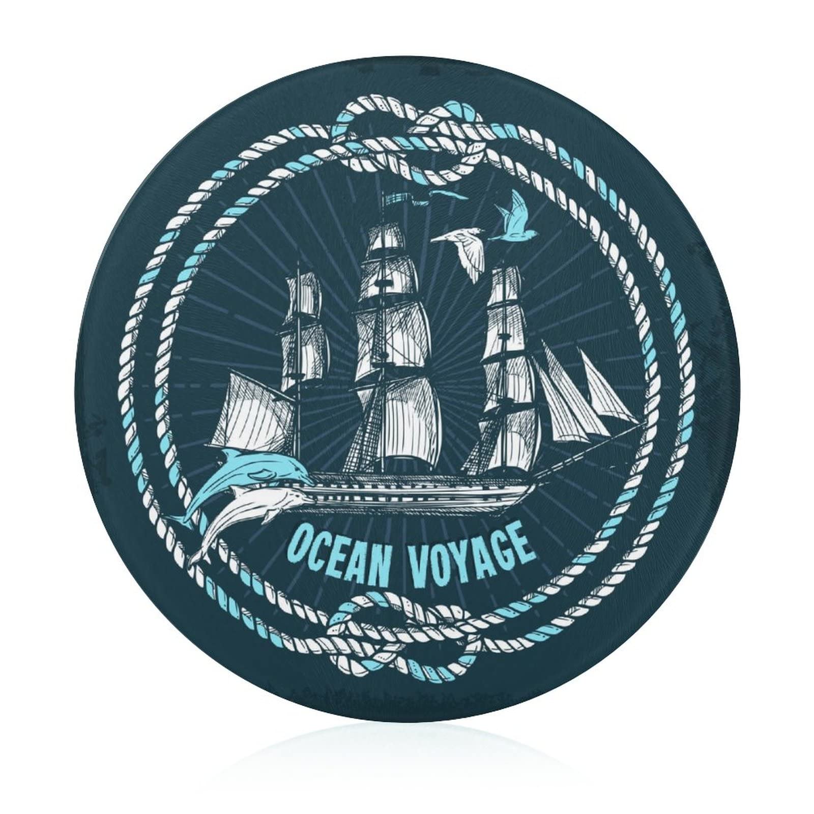 Plaque de cuisine en verre trempé de qualité supérieure design bateau 20 cm