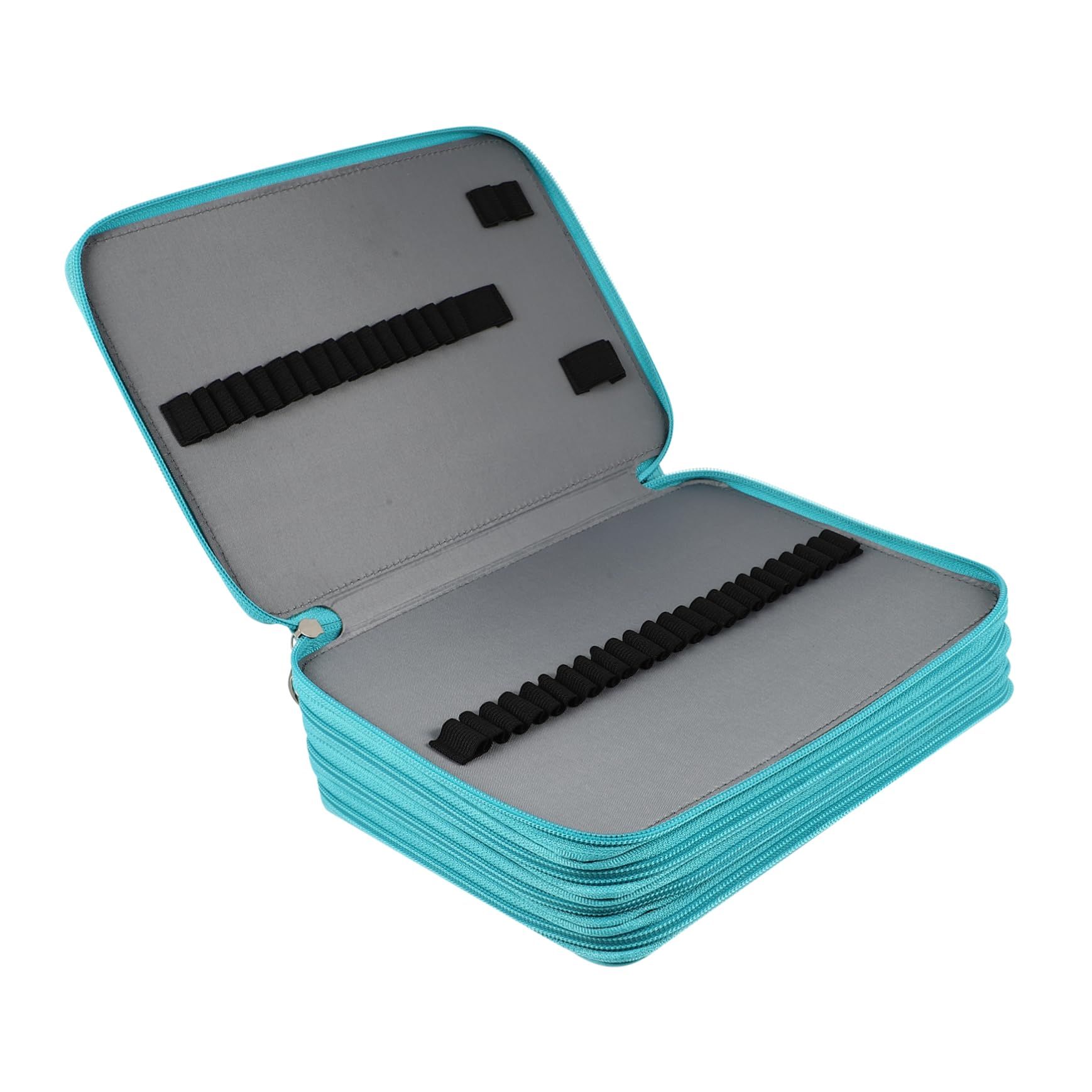 Astuccio Portamatite da Disegno Blu in Pu, 184 Fori | Grande Capacità, Classificazione per Matite Acquerello, per Adulti e Professionisti, Accessori Disegno