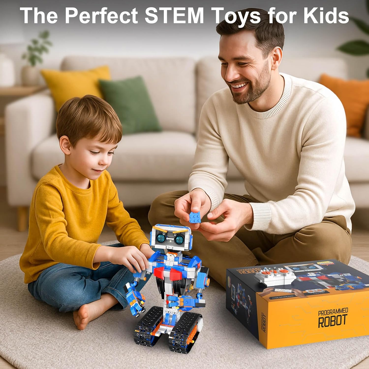 PIKARO Robot Robotics for Kids Ages 8-12 Boys Girls with App & Remote Control, stem Toys for Boys Age 8-13, Build Your Own Robot STEM Building Sets Toys, Birthday (623 PCS)