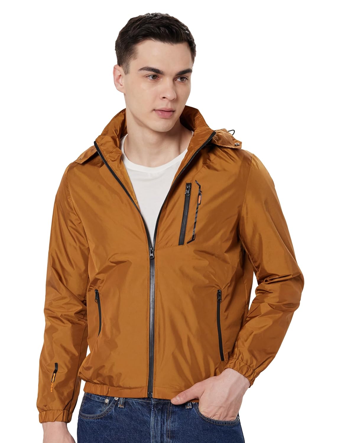 Qube By Fort Collins Men’s Polyester Standard Length Regular Fit Lightweight Winter Jacket – Sporty, Stylish & Warm Outerwear for Cold Weather