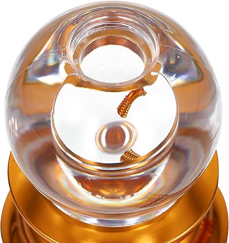 Miniatura 9 de Adornos de estupa, suministros de Buda, estatua de acrílico de estupa de cristal, torre budista Sarira Stupa, estatua zen, estatua de meditación,