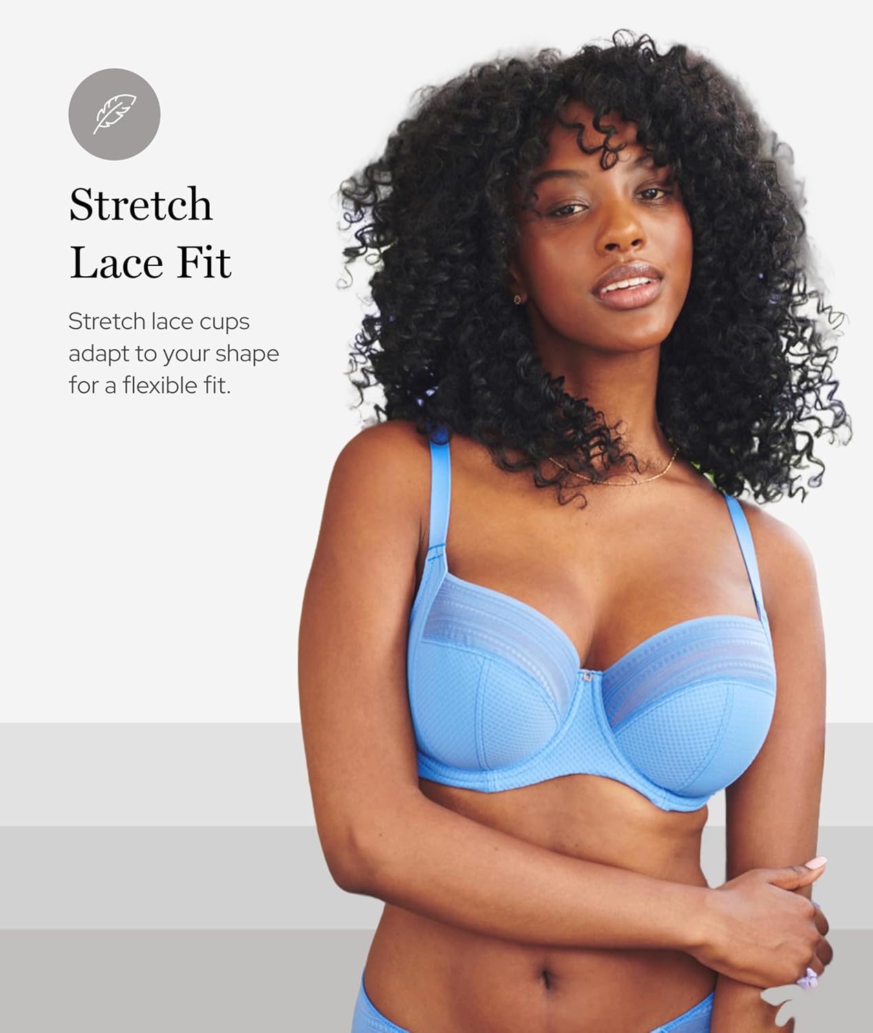 Panache Women's Serene Underwire Stretch Lace Side Support Bra | Full Cup, Supportive Fit & Racerback Option - Image 6