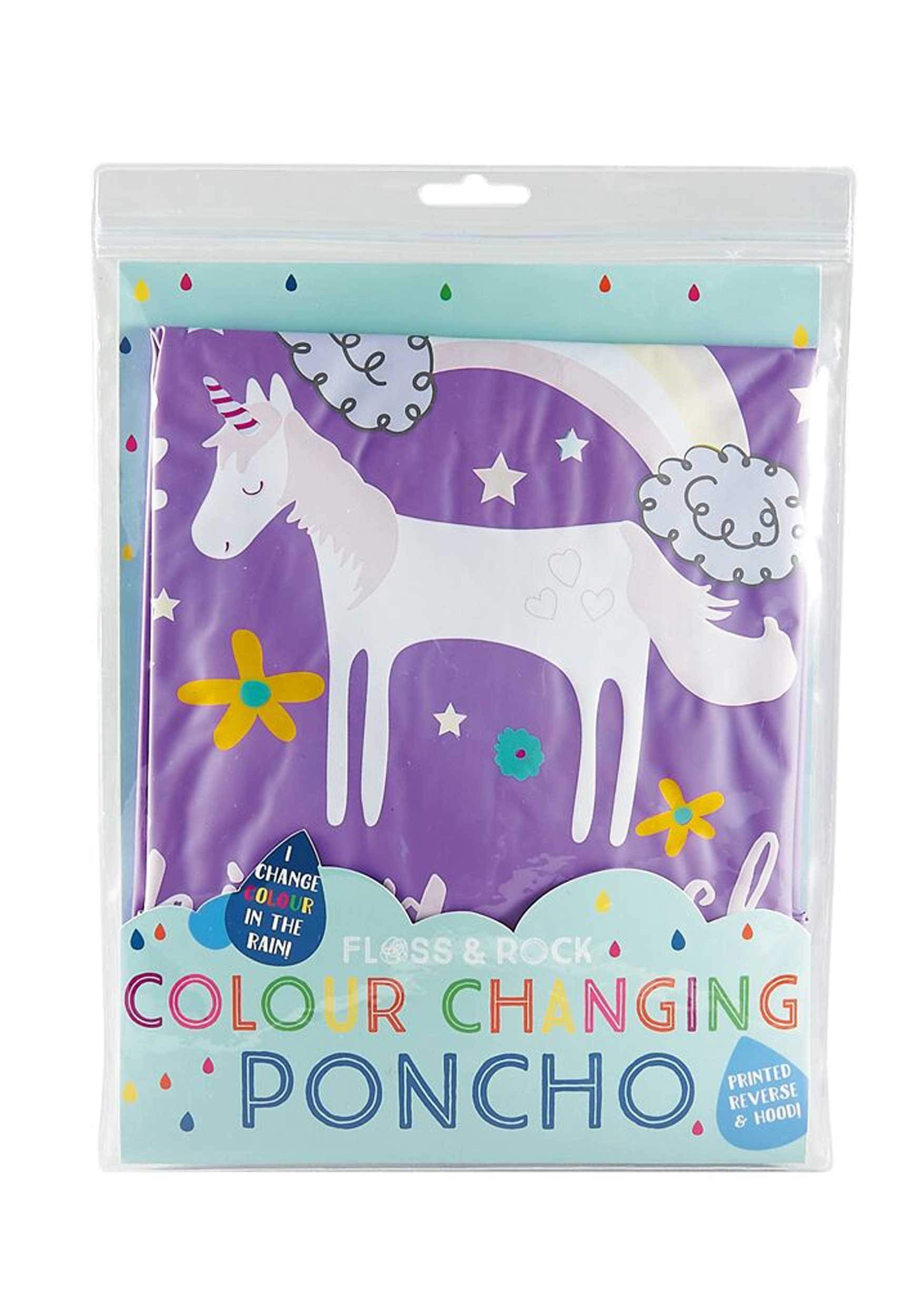 Color Changing Poncho Fairy Unicorn Standard Purple