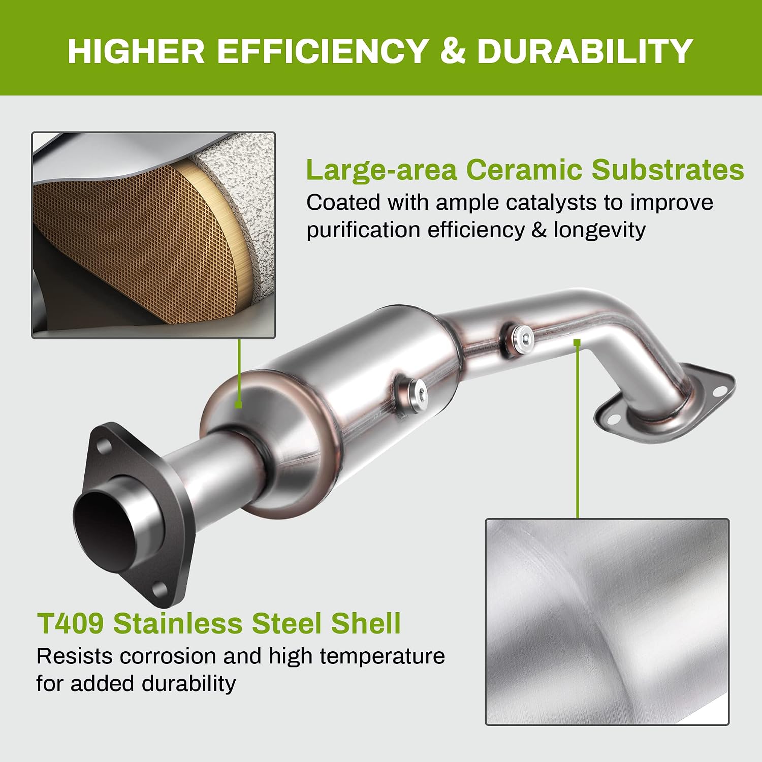 AUTOSAVER88 Catalytic Converter Compatible with 2003-2011 Element 2.4L L4 Direct-Fit (EPA Compliant)
