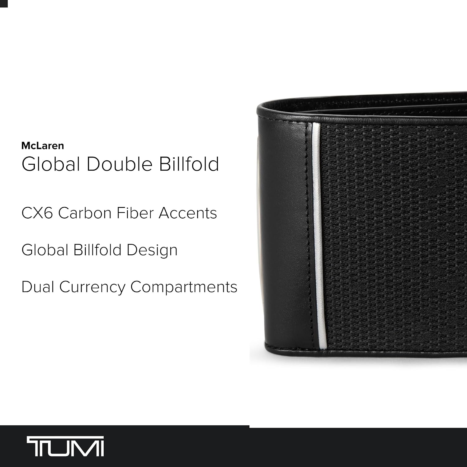 TUMI McLaren Global Double Billfold, Night Galaxy image 2