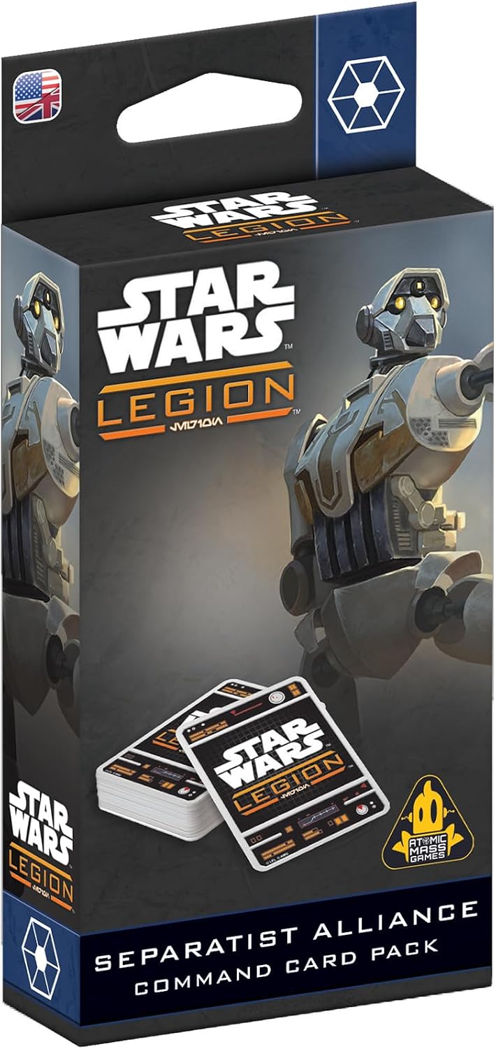 Star Wars: Legion Separatist Alliance Command Card Pack - Tabletop Miniatures Game, Strategy Game for Kids and Adults, Ages 14+, 2 Players, 3 Hour Playtime, Made by Atomic Mass Games