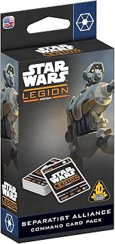 Asmodee | Star Wars Legion - Separatist Alliance Command Card Pack | Board Game | Ages 14+ | 2 Players | 90+ Minutes Playing Time