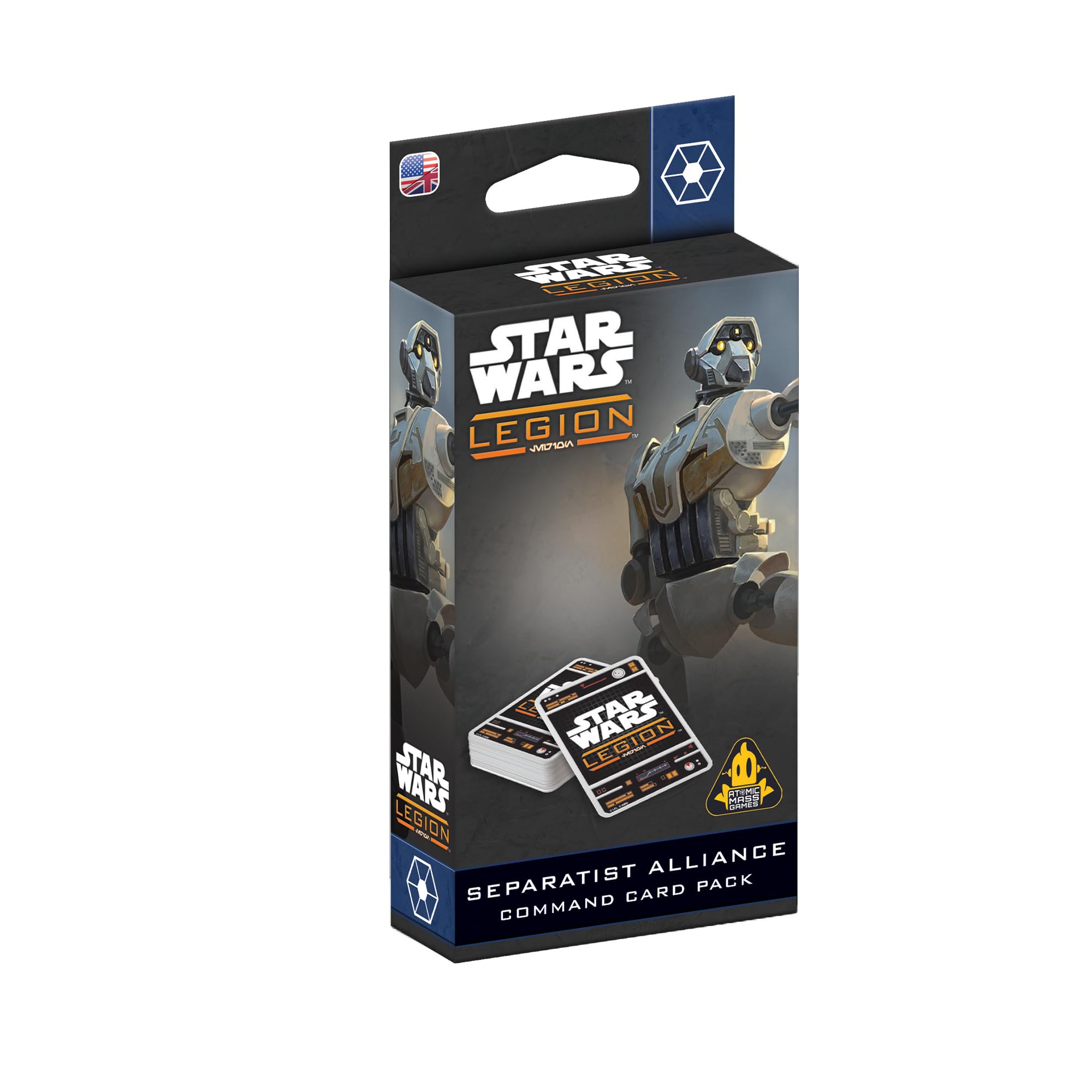 Star Wars: Legion Separatist Alliance Command Card Pack - Tabletop Miniatures Game, Strategy Game for Kids and Adults, Ages 14+, 2 Players, 3 Hour